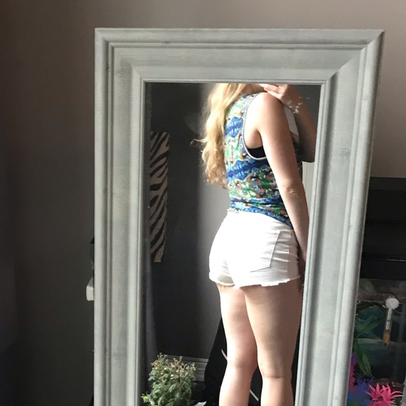 🦋3/50$ Sam Edelman tropical parrot tank sz M - Picture 9 of 9